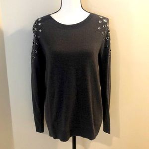 NWT! INC Cold Shoulder Sweater